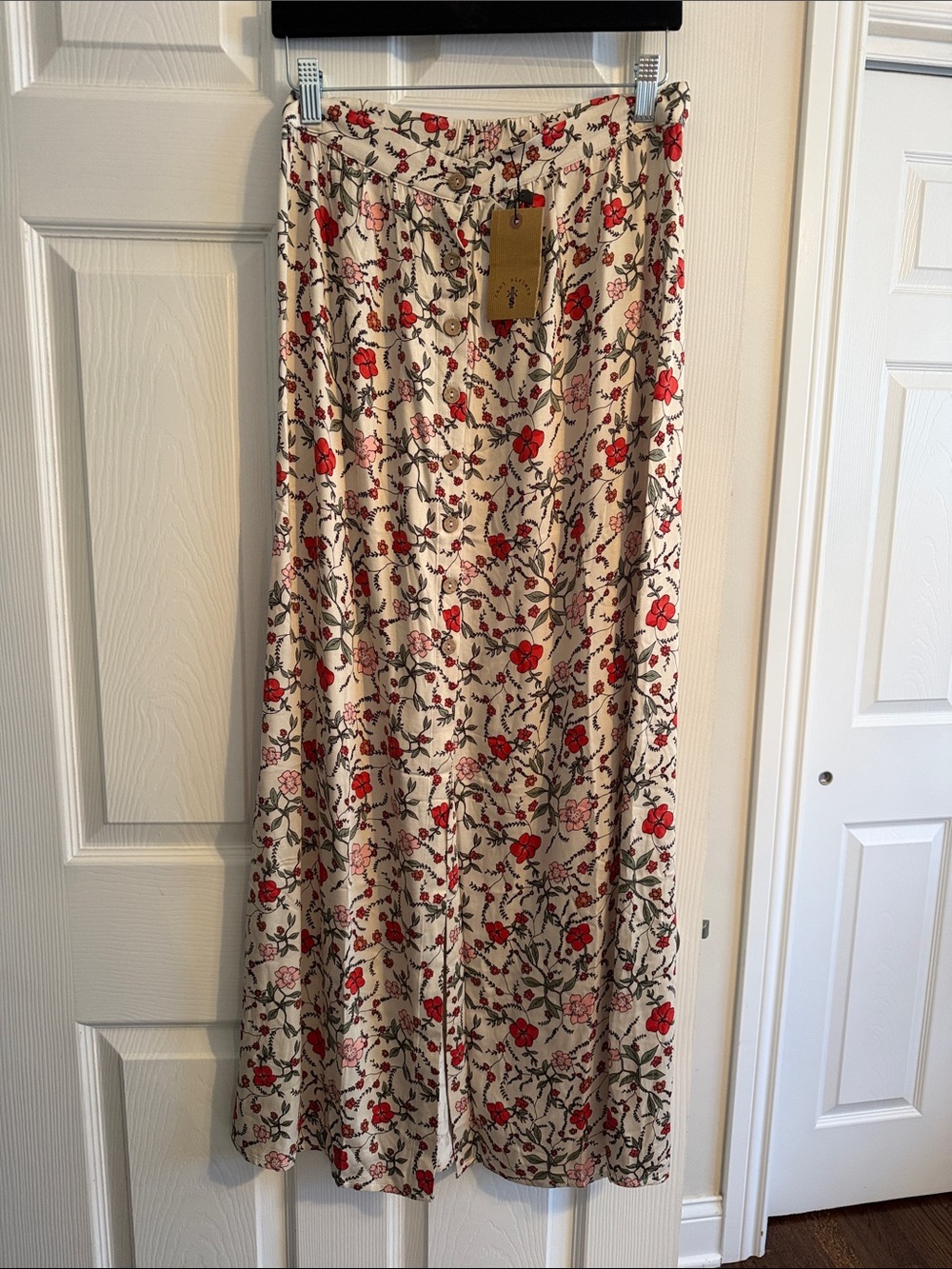 knot sisters maxi skirt